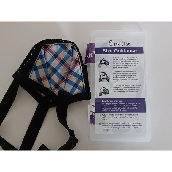 Starpetgo Soft Dog Muzzle Anti Biting Chewing Licking Size M - Picture 1 of 13
